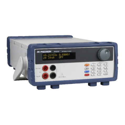 B+K precision BA8100 user manual