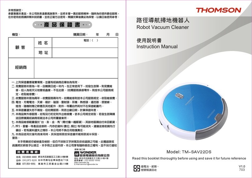 THOMSON TM-SAV22DS instruction manual