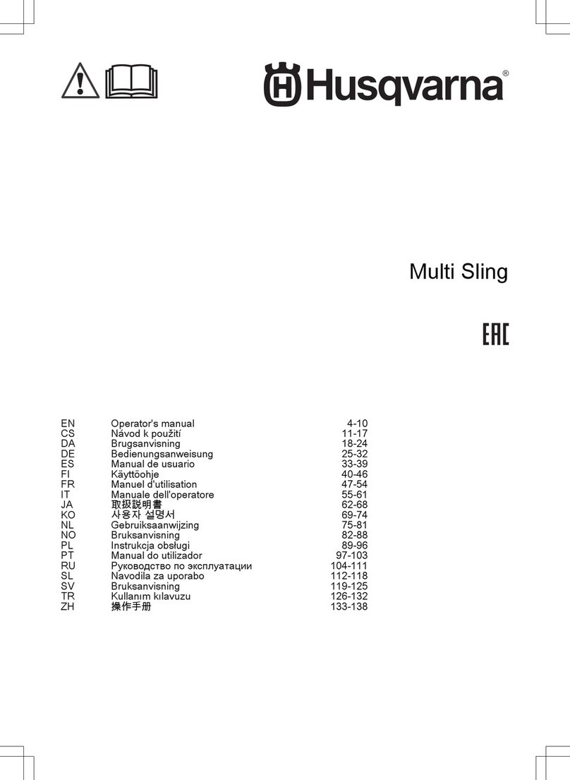Husqvarna Multi Sling Operator's manual