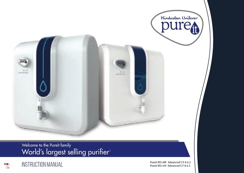 Pureit RO + MF Advanced SXA62 instruction manual