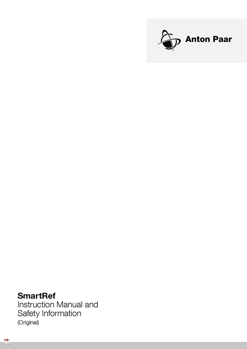 Anton Paar SmartRef Instruction Manual and Safety Information
