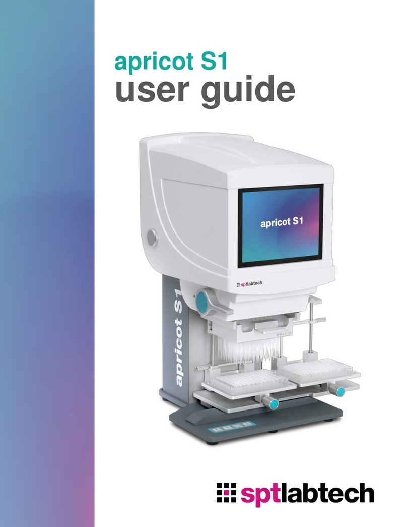 SPT Labtech apricot S1 User manual
