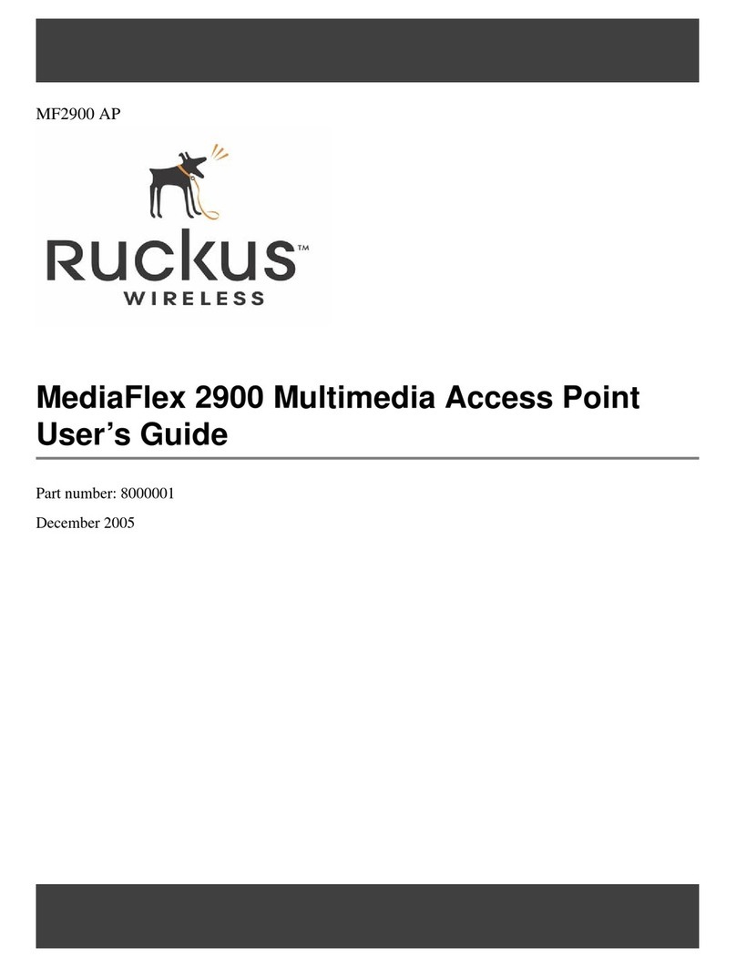 Ruckus Wireless MediaFlex 2900 User manual