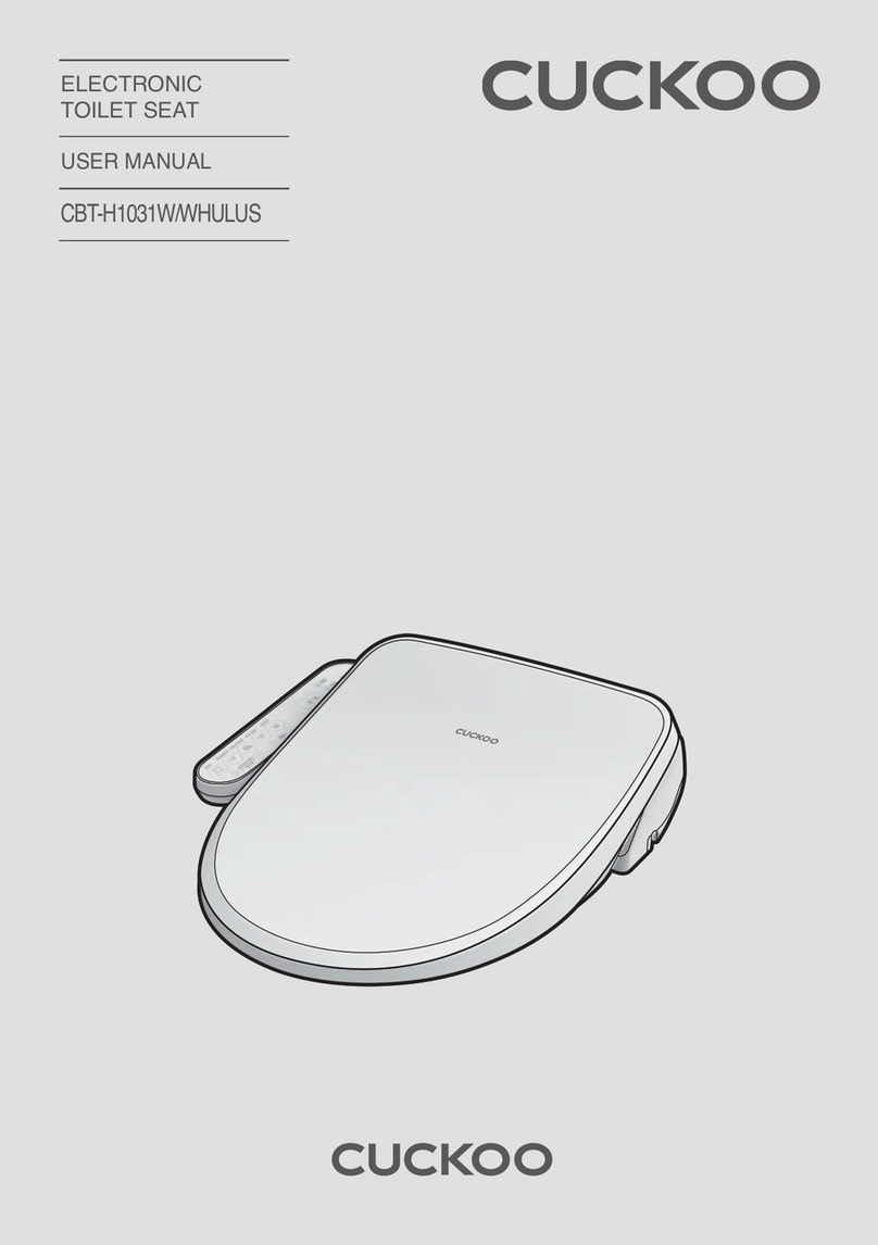 Cuckoo CBT-H1031W/WHULUS user manual