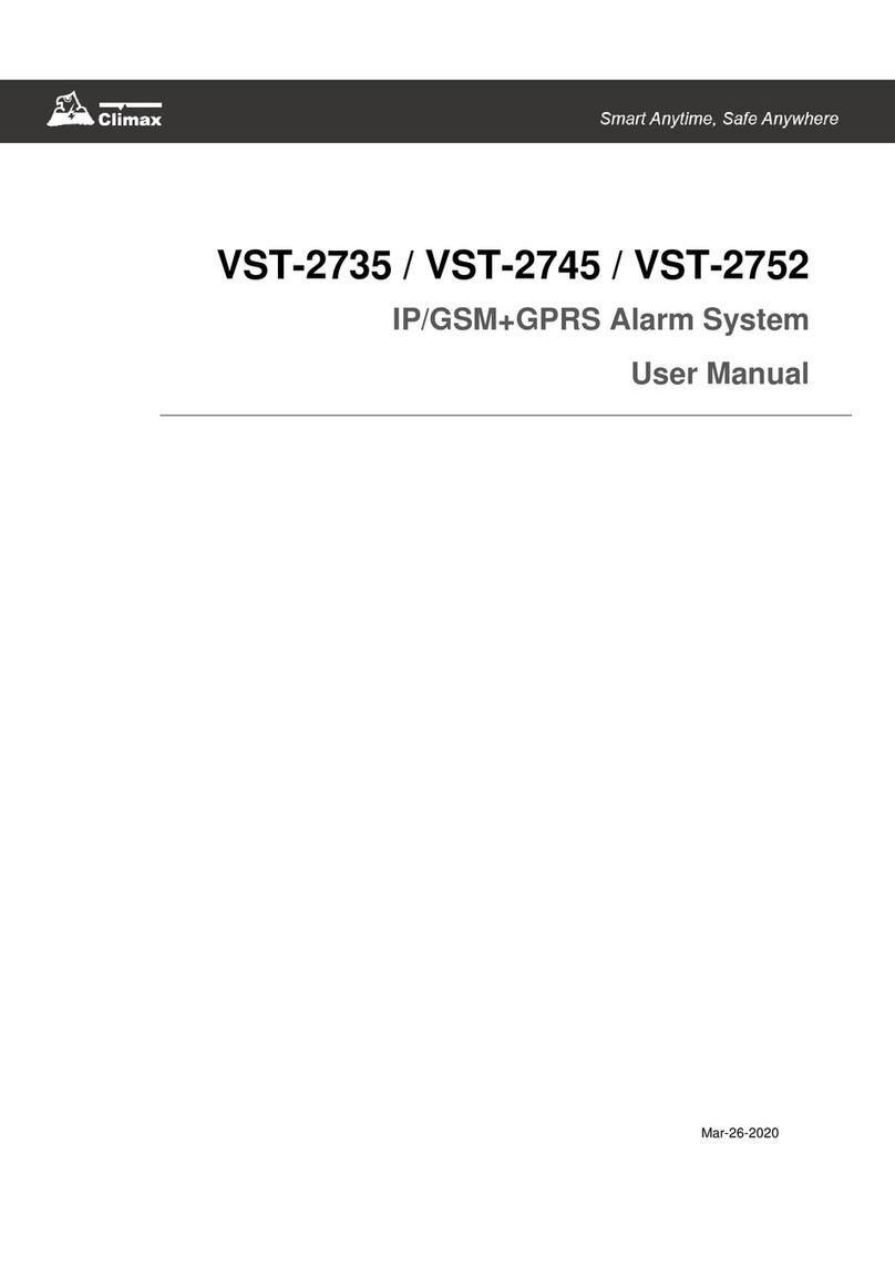 Climax VST-2735 Series User manual