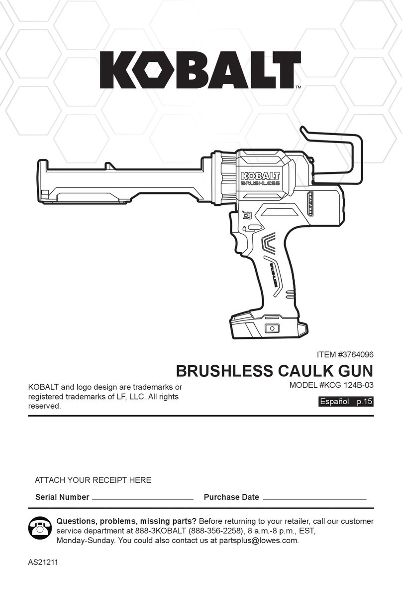 Kobalt KCG 124B-03 manual