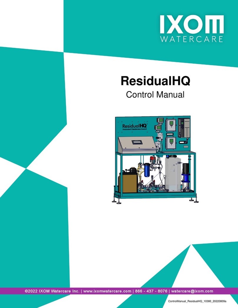 IXOM ResidualHQ Use and maintenance manual