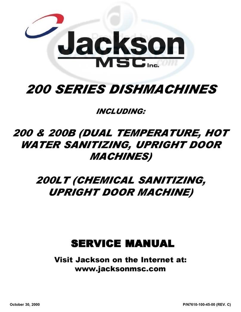 Jackson MSC 200 Series Service manual