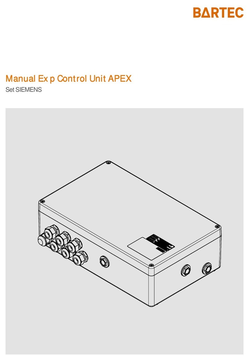Bartec Ex p Control Unit APEX manual