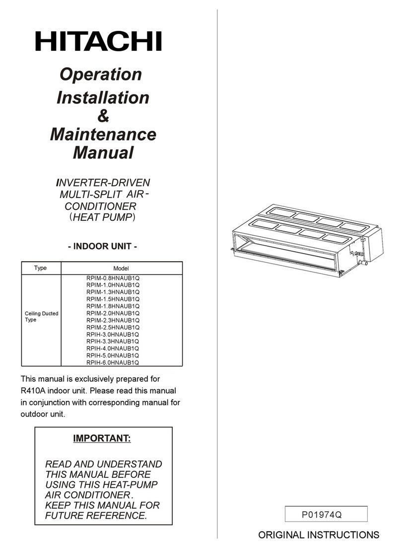 Hitachi RPIM-0.8HNAUB1Q Instruction Manual