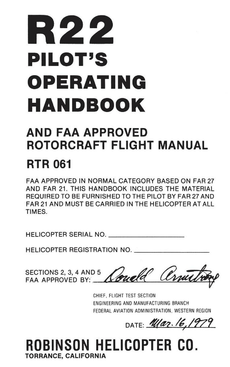 Robinson Helicopter Company R22 Pilot operating handbook