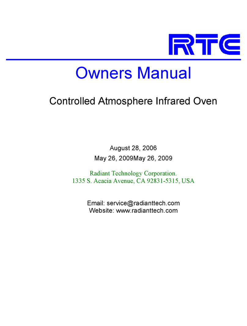 RTC H-1209X owner's manual RTC H-1209X owner's manual