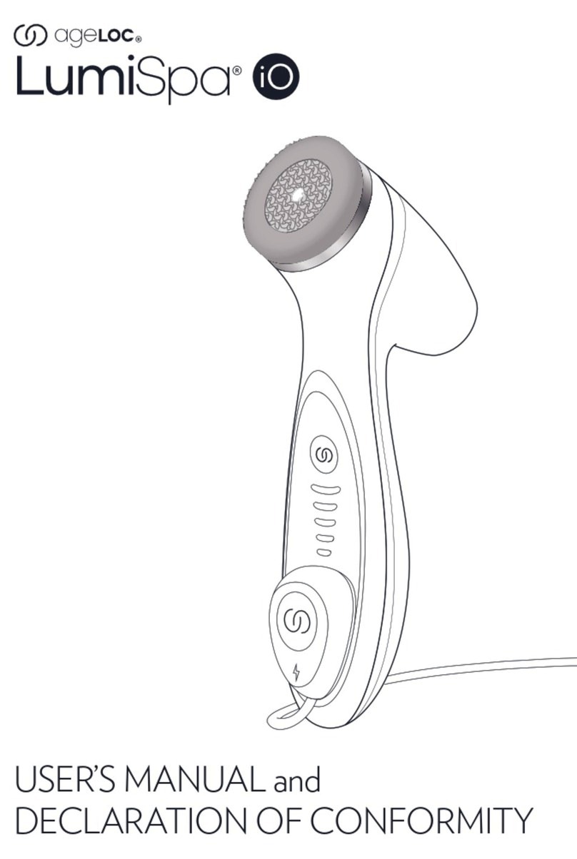 nuskin ageLOC LumiSpa iO LS2R User manual