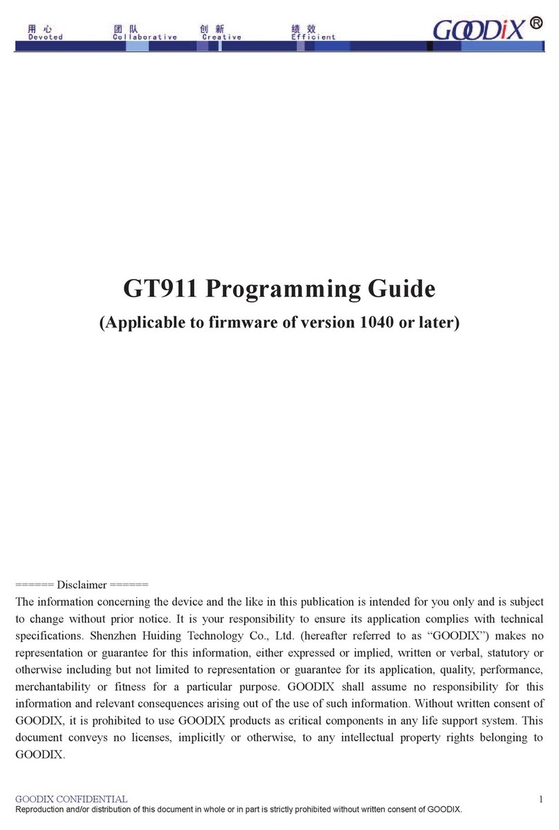 Goodix GT911 Programming guide