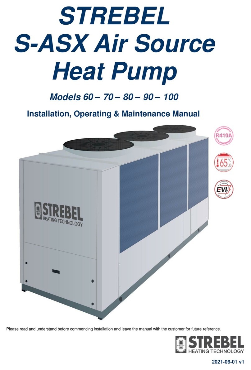 Strebel S-ASX Series Installation operating & maintenance manual