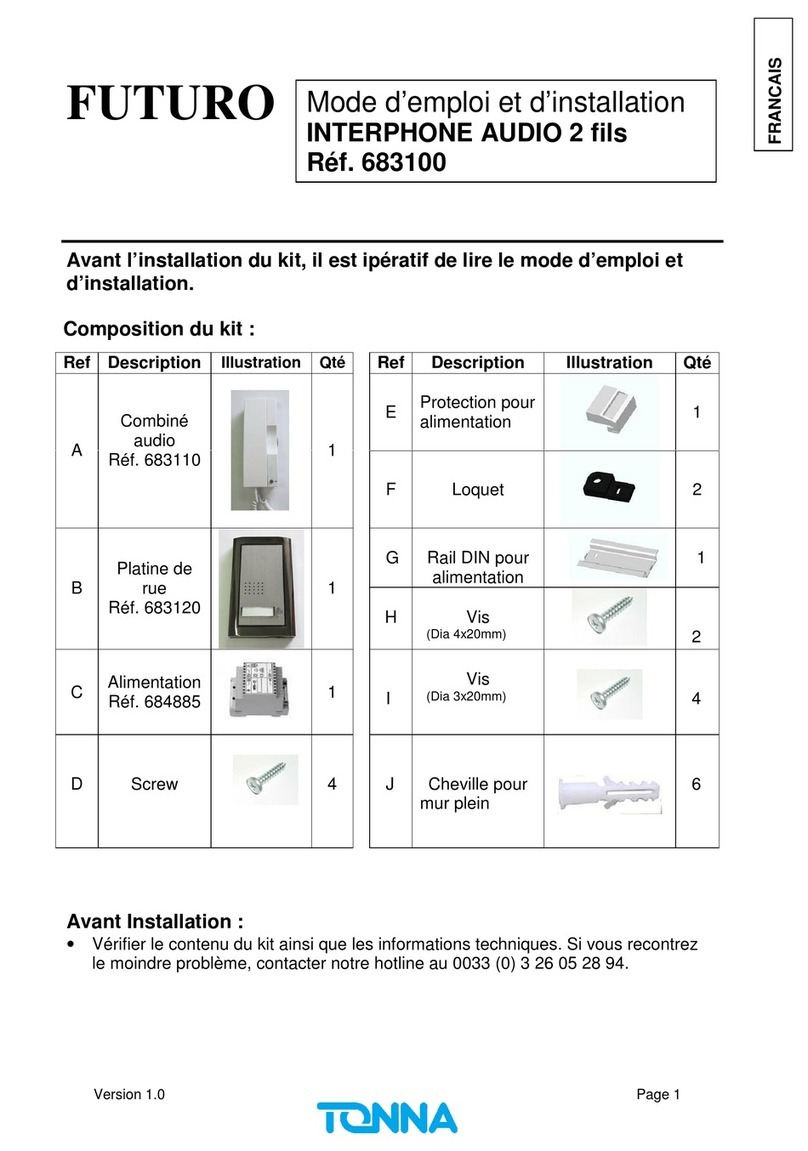 Tonna Futuro 683100 Safety & Operating Instructions
