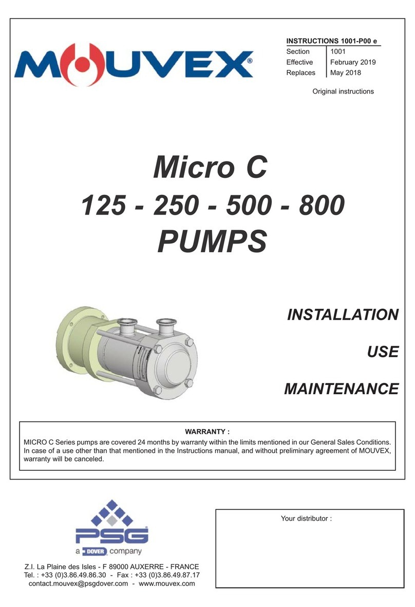 PSG Dover Mouvex Micro C Series installation manual PSG Dover Mouvex Micro C Series installation manual