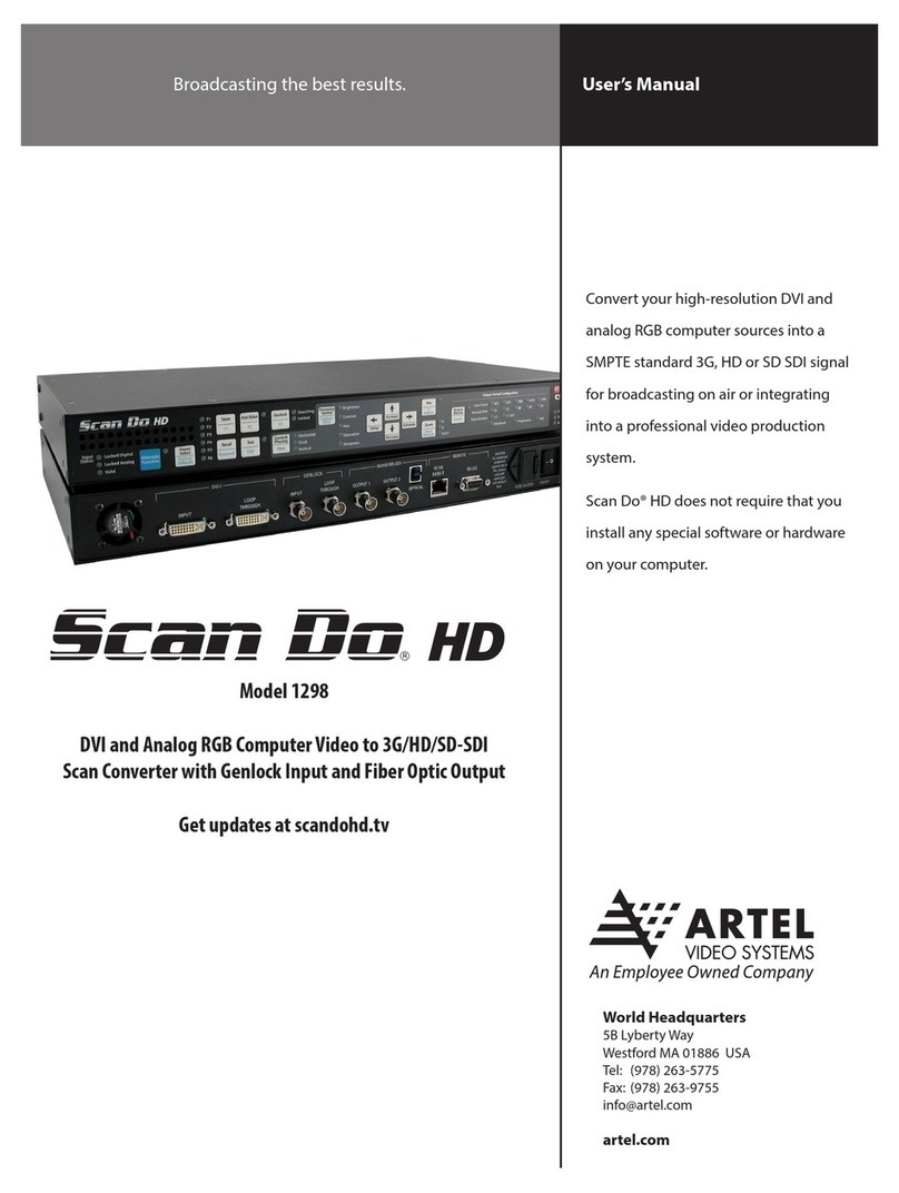 Artel Scan Do HD user manual
