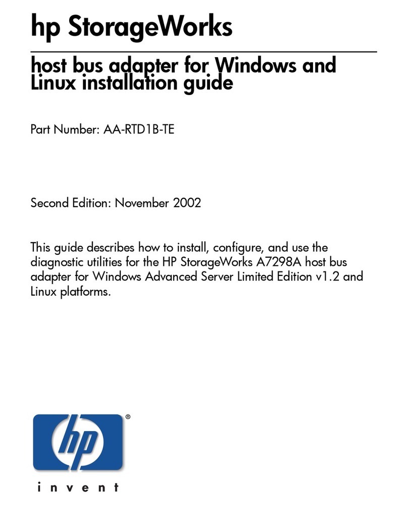 HP StorageWorks A7298A User manual