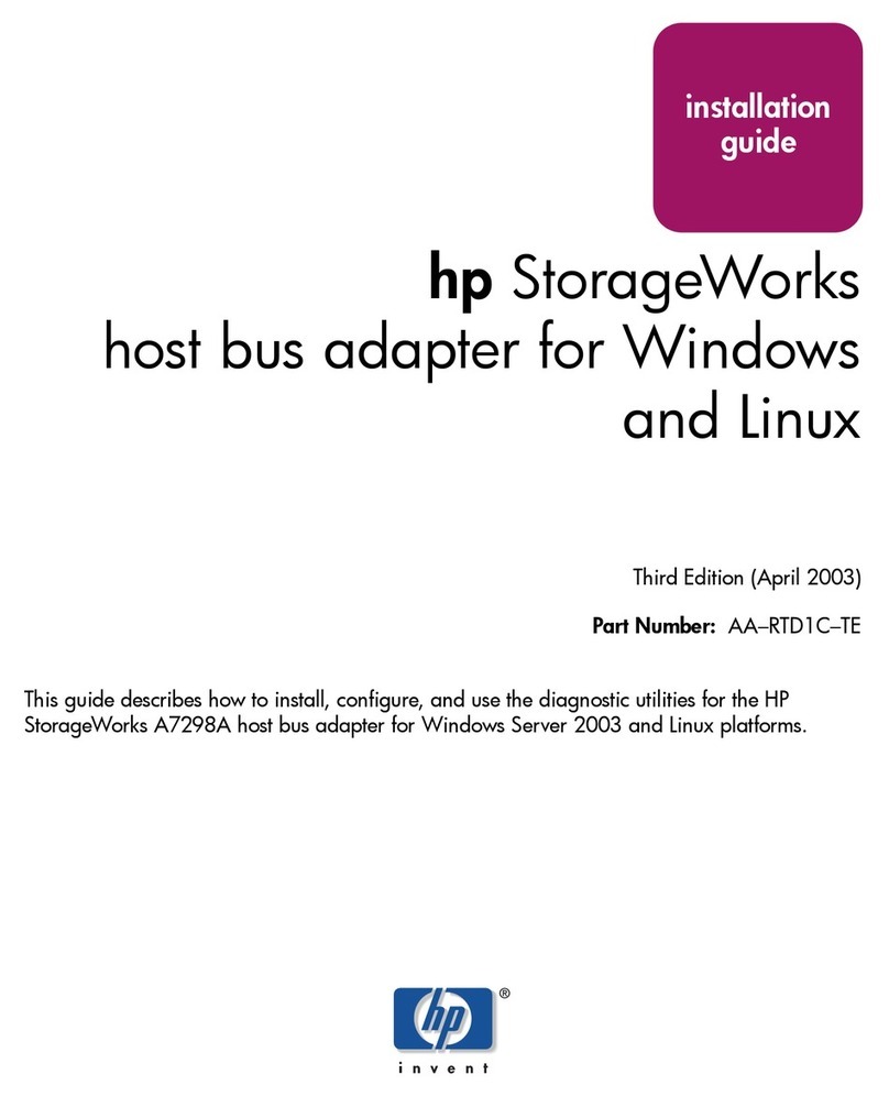 HP StorageWorks A7298A User manual