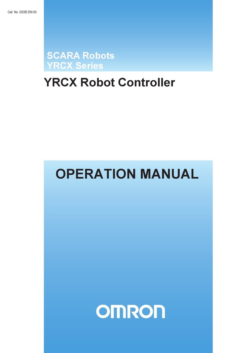 Omron YRCX Series User manual Omron YRCX Series User manual