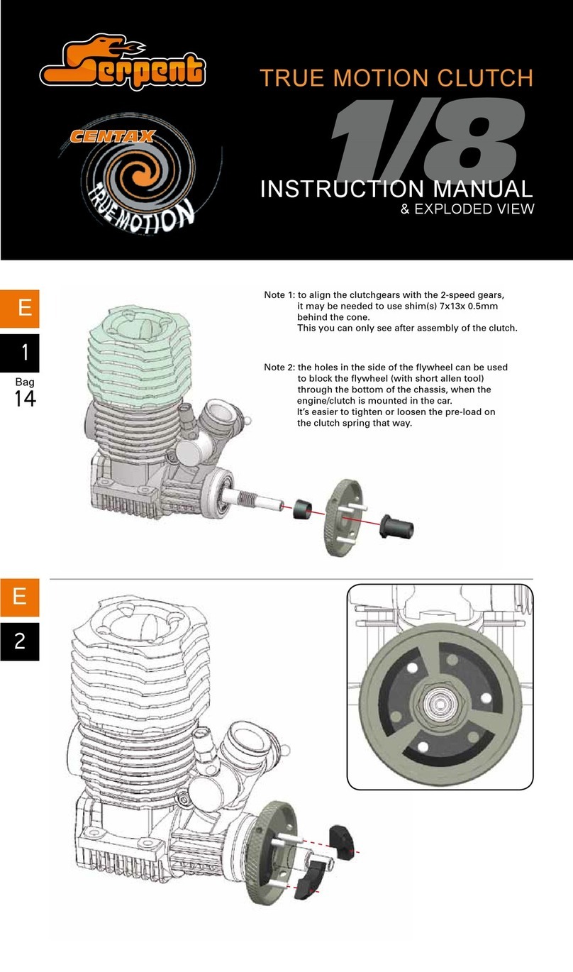Serpent CENTAX TRUE MOTION instruction manual