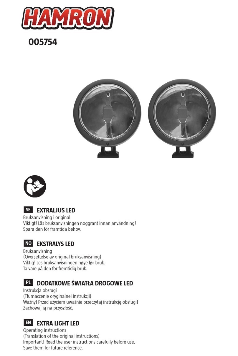 Hamron 005754 User manual Hamron 005754 User manual