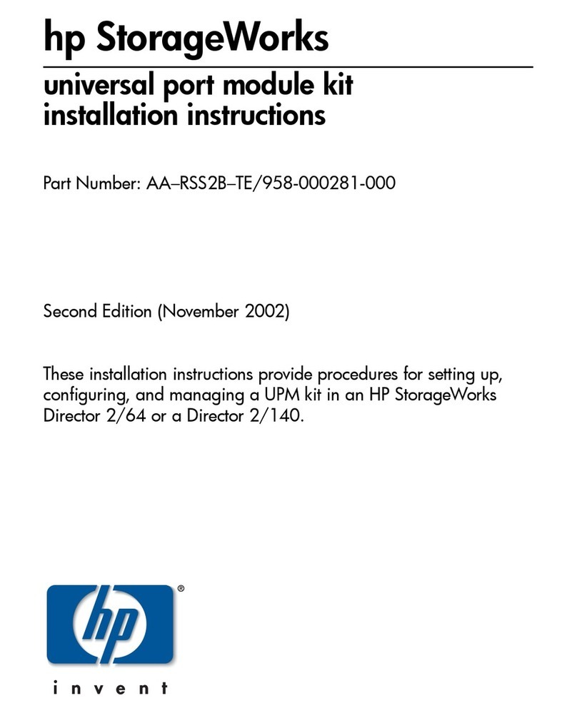 HP StorageWorks director 2/64 User manual