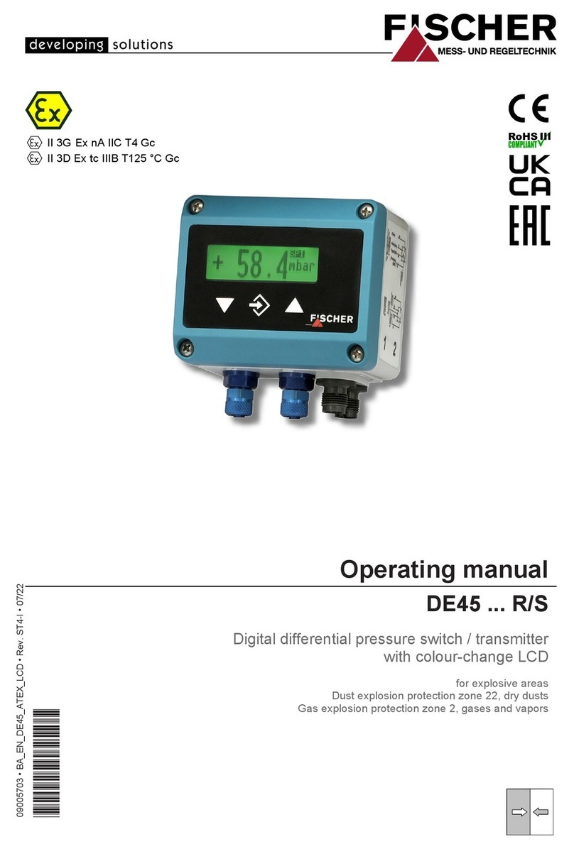 FISCHER DE45 R/S Series operating manual