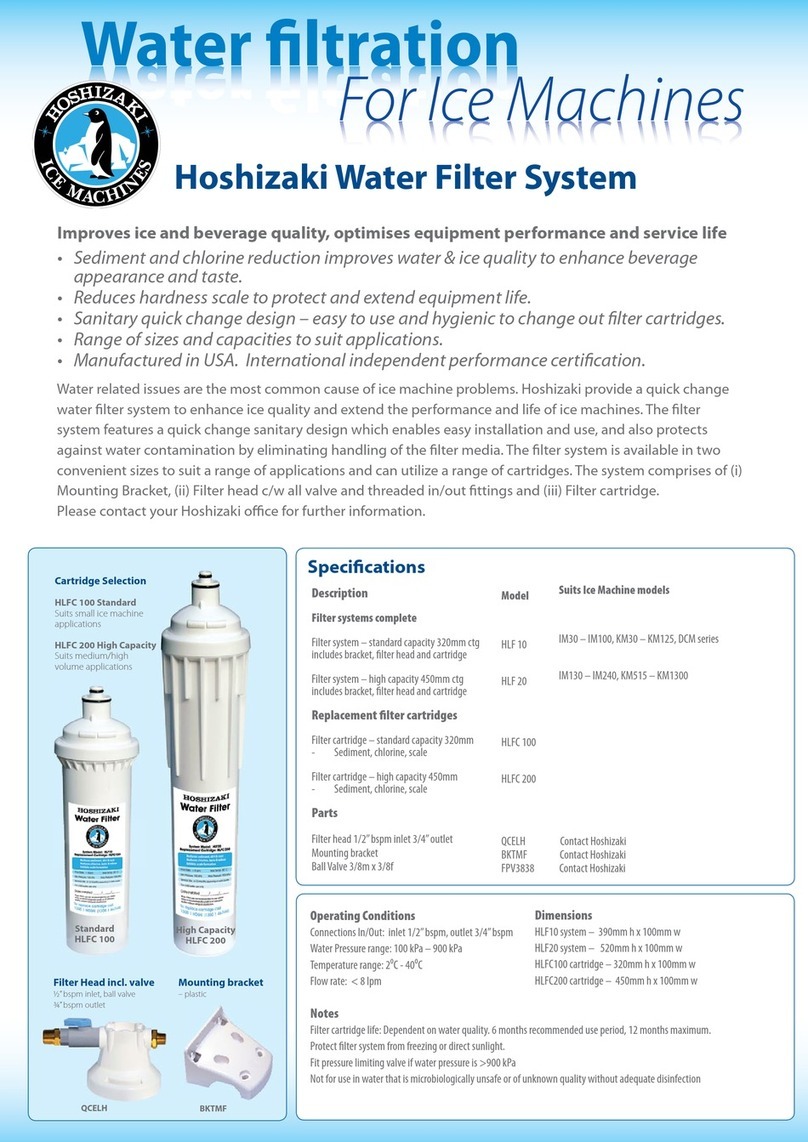 Hoshizaki HLF 10 manual