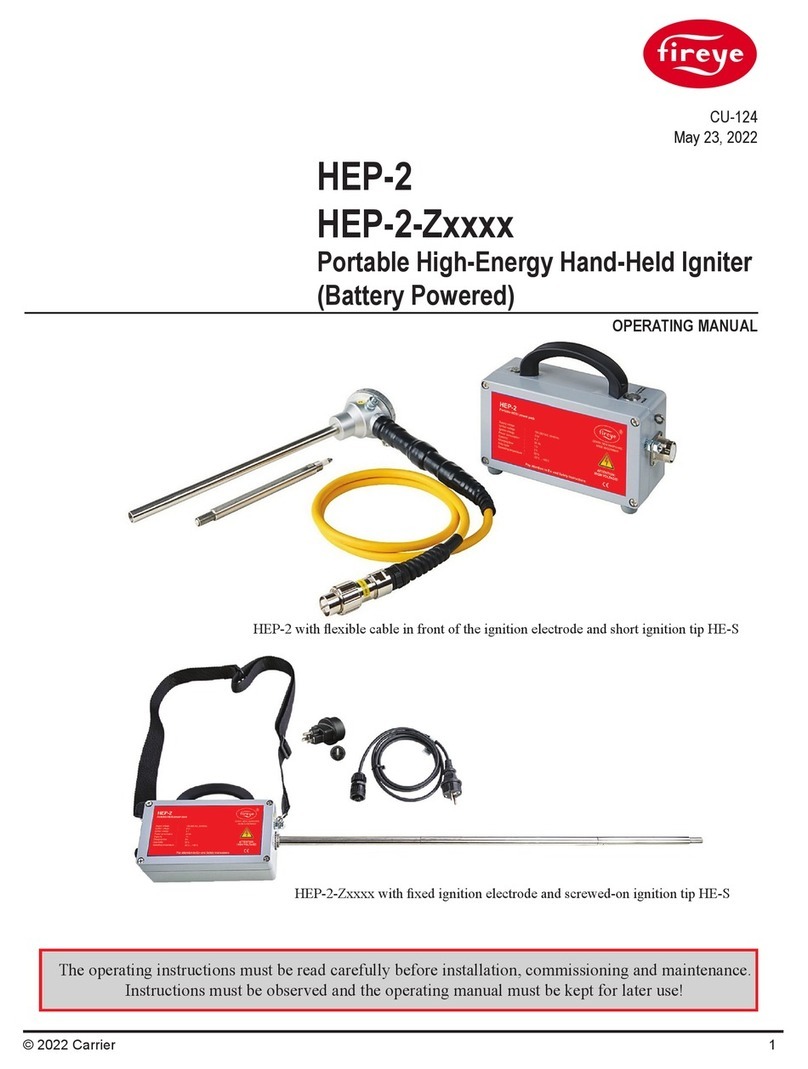 Fireye HEP-2-Z Series operating manual