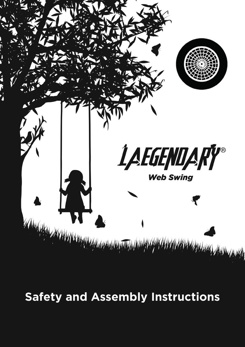 LAEGENDARY Web Swing Safety and assembly instructions
