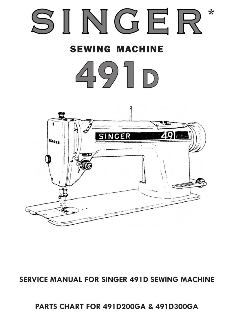 Singer 491D Service manual
