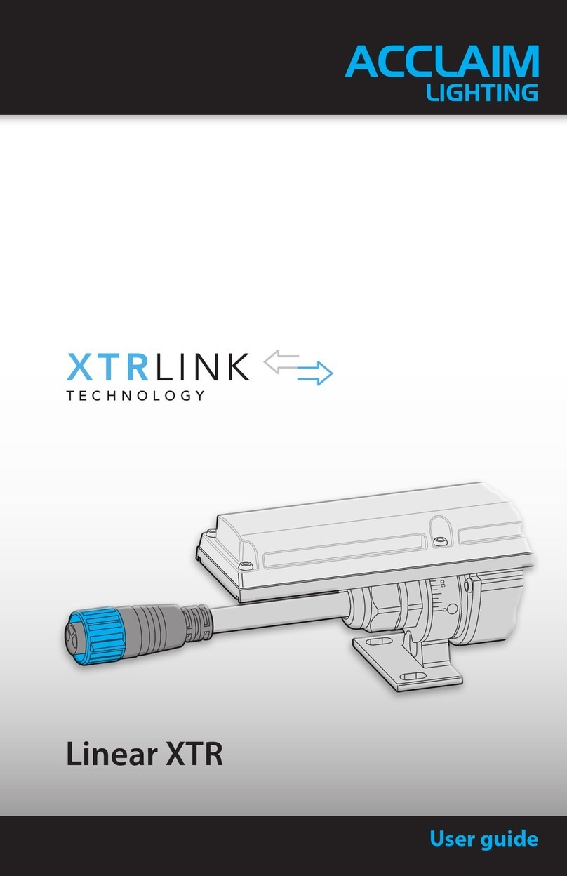 Acclaim Lighting Linear XTR user guide