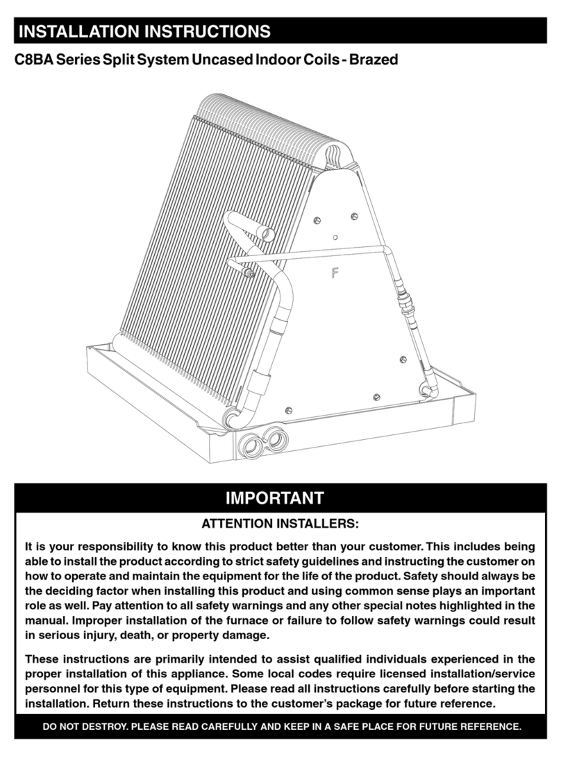 Nortek C8BA Series installation instructions