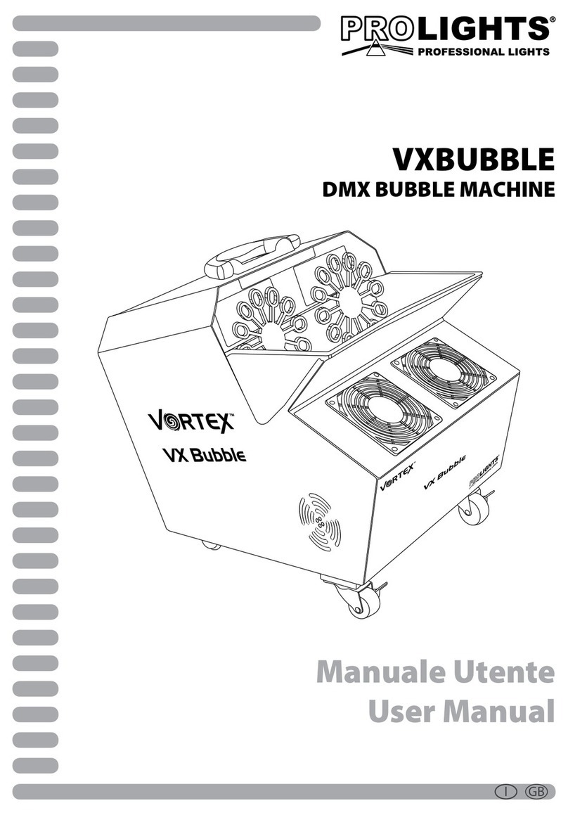 ProLights VORTEX VXBUBBLE user manual