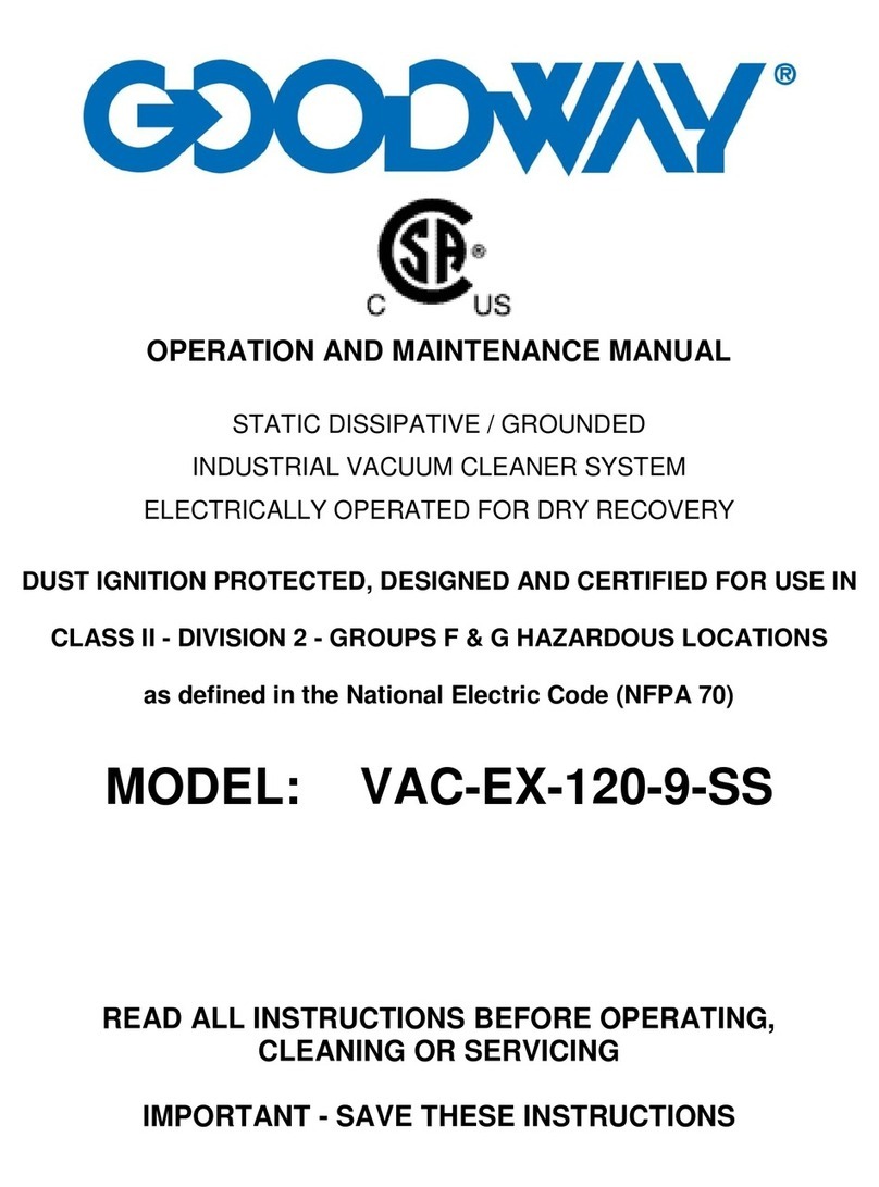 Good Way VAC-EX-120-9-SS User manual Good Way VAC-EX-120-9-SS User manual