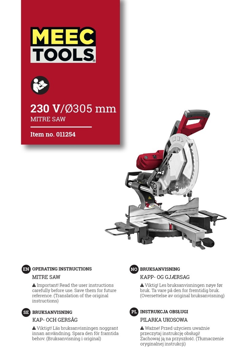 Meec tools 011254 User manual