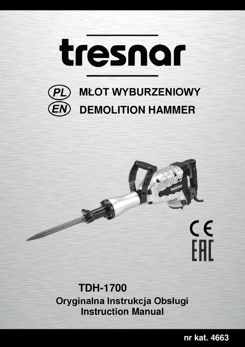 tresnar TDH-1700 instruction manual tresnar TDH-1700 instruction manual