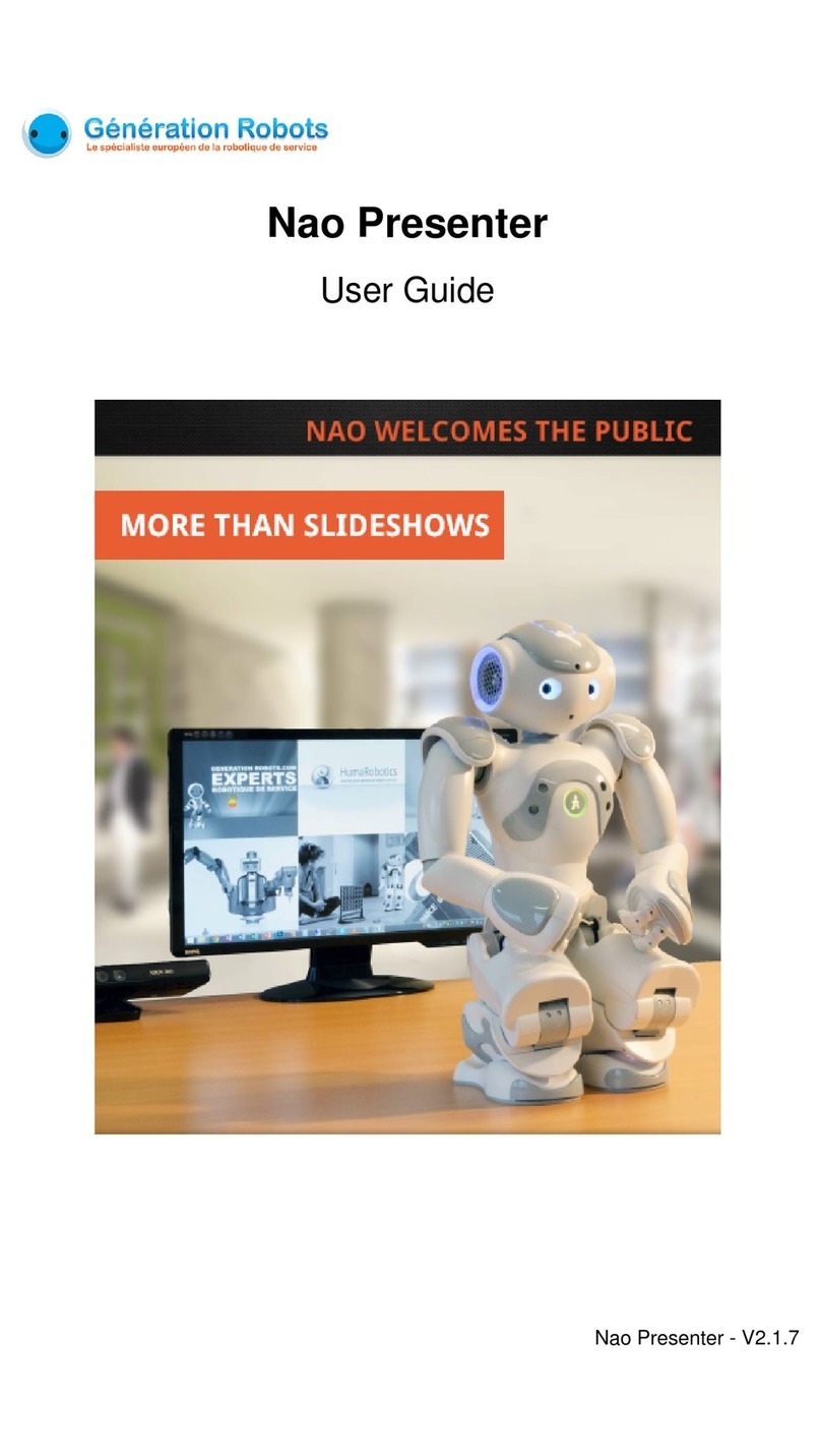 Generation Robots Nao Presenter User manual