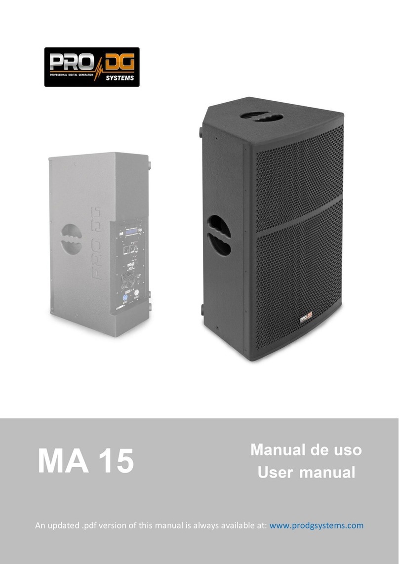 Pro DG Systems MA 15 user manual