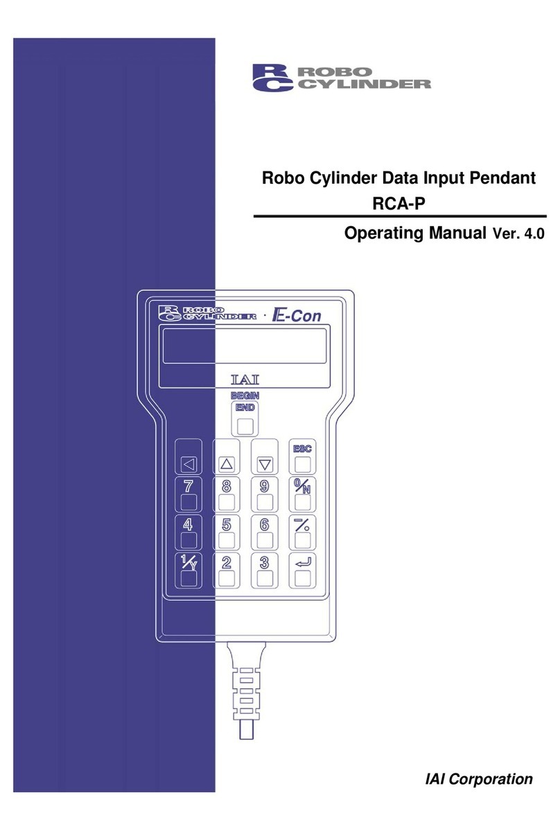 ROBO Cylinder RCA-P operating manual