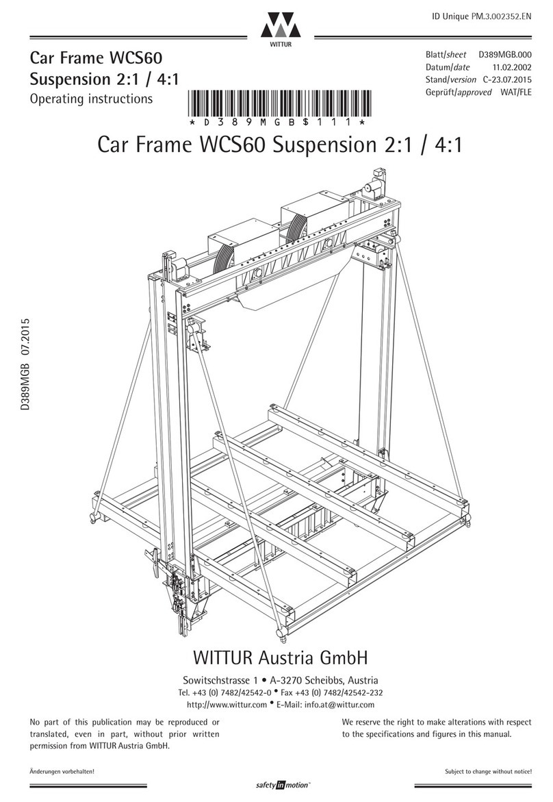 WITTUR WCS60 User manual
