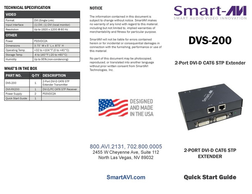 SMART-AVI DVS-200 quick start guide