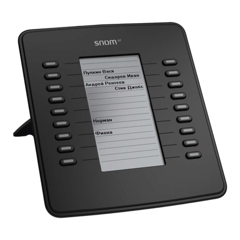 Snom D7 Series quick start guide