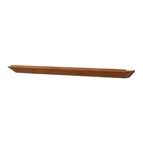 West Elm Slim Floating Picture Ledge User manual West Elm Slim Floating Picture Ledge User manual
