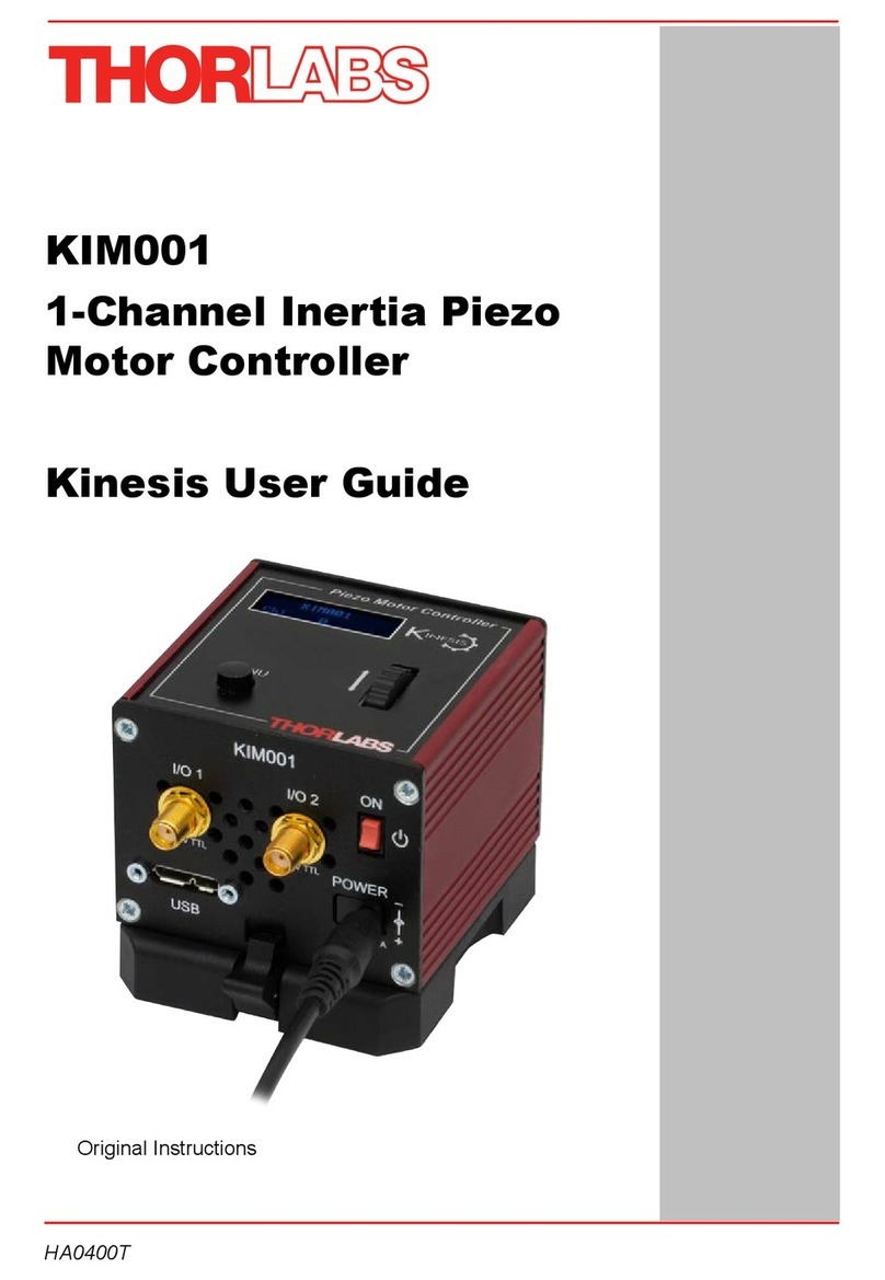 THORLABS KIM001 User manual