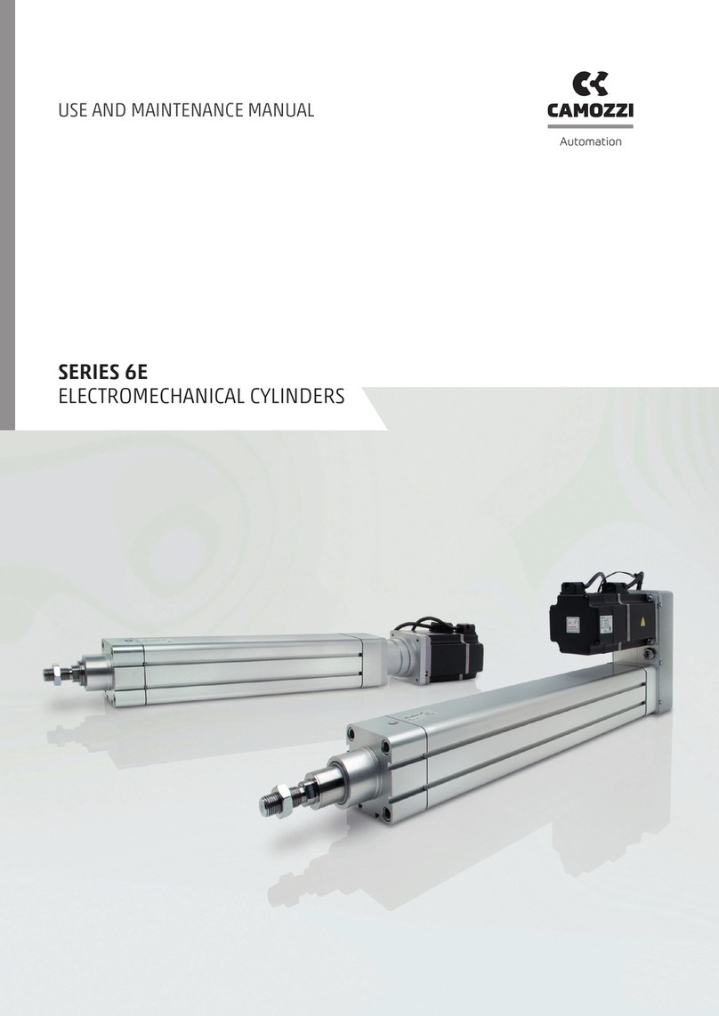 Camozzi 6E Series Use and maintenance manual