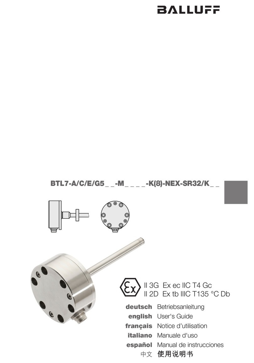 Balluff BTL7-A M Series user guide Balluff BTL7-A M Series user guide