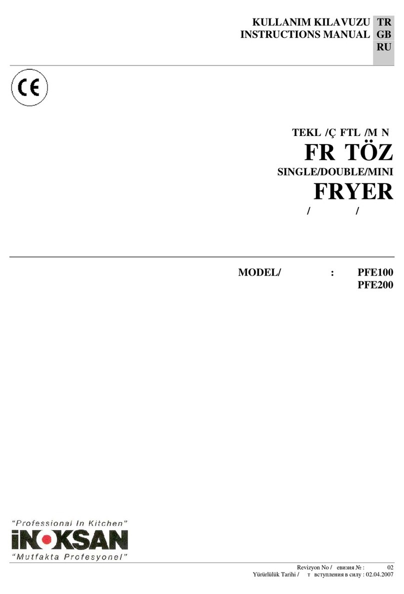 Inoksan PFE100 instruction manual